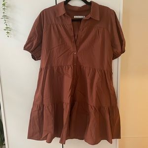Poplin Trapeze Dress from Abercrombie and Fitch